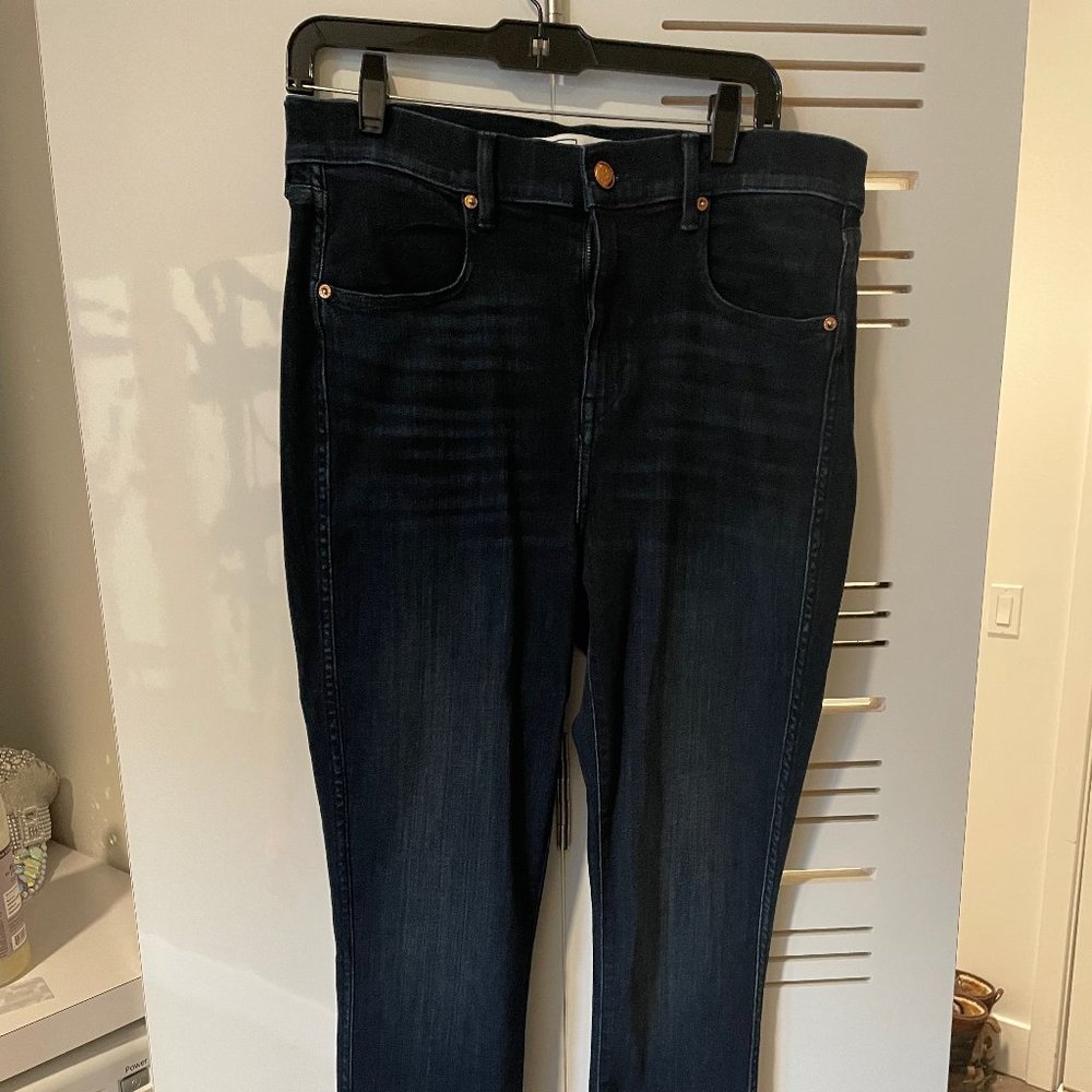 Dark Blue "Psychic City" AYR High Waisted The Riser - Size 34 NWOT